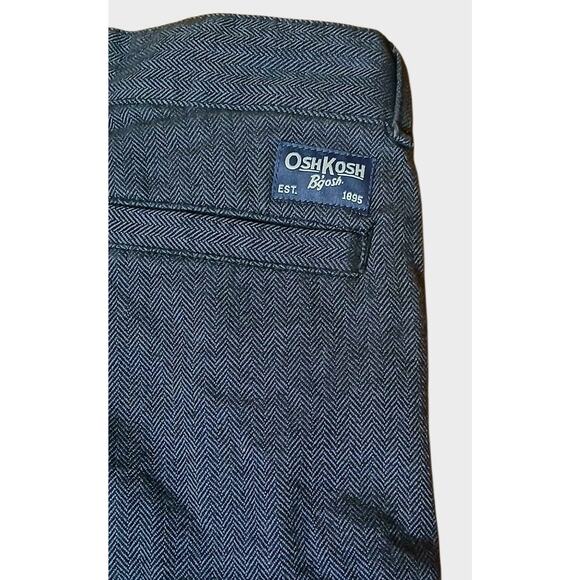 Oshkosh Boys Pants 4T Toddler E-Z Adjust Waist Cargo Dark Blue 100% Cotton NWT - Picture 5 of 13